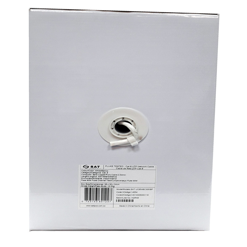 4552-2-CABLE UTP SAT CAT5E PURO COBRE 0.48MM 305M INTER