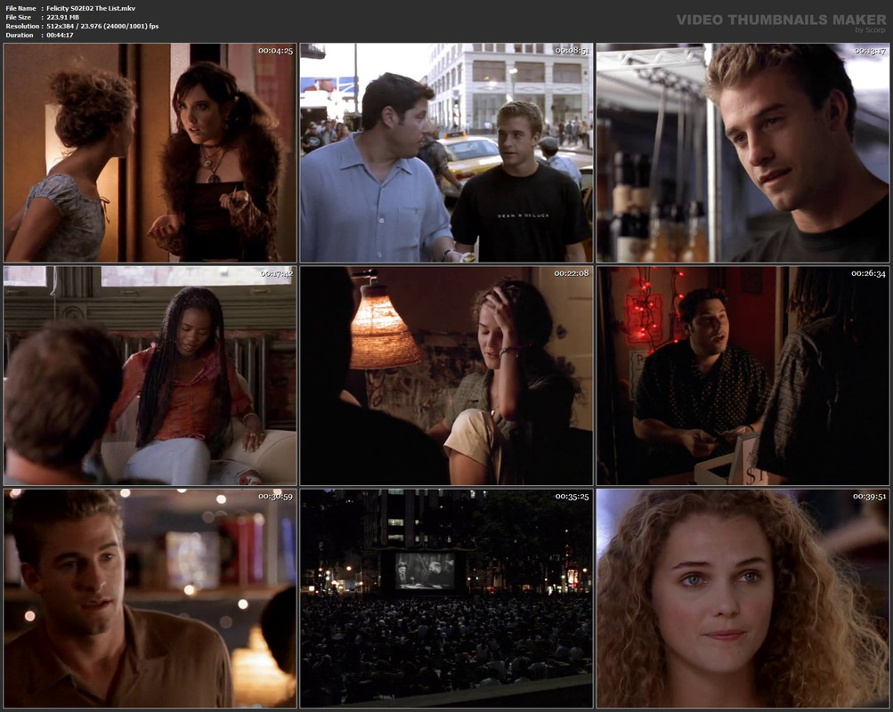 Felicity S02E02 The List.mkv