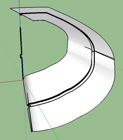  [ SKETCHUP généralité ] comment faire ? Rampe