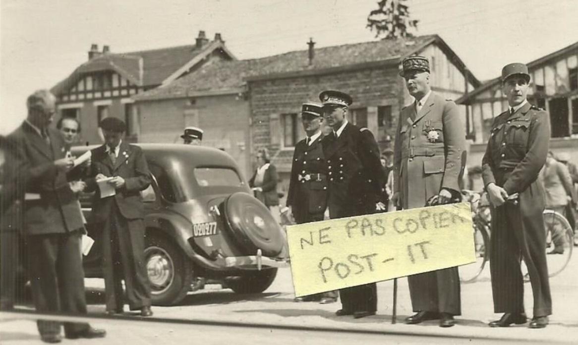 1949 Studio Hubert ​général Giraud, préfet Paul-