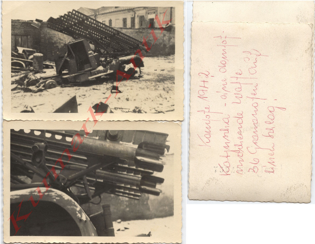 Schützen Reg.6 Russland 1942 Katjuscha Raketen S