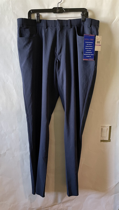 PERRY ELLIS NAVY SUIT PANTS MENS 38 EH003VP0047