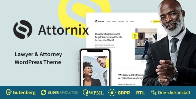 Attornix – Lawyer WordPress Theme