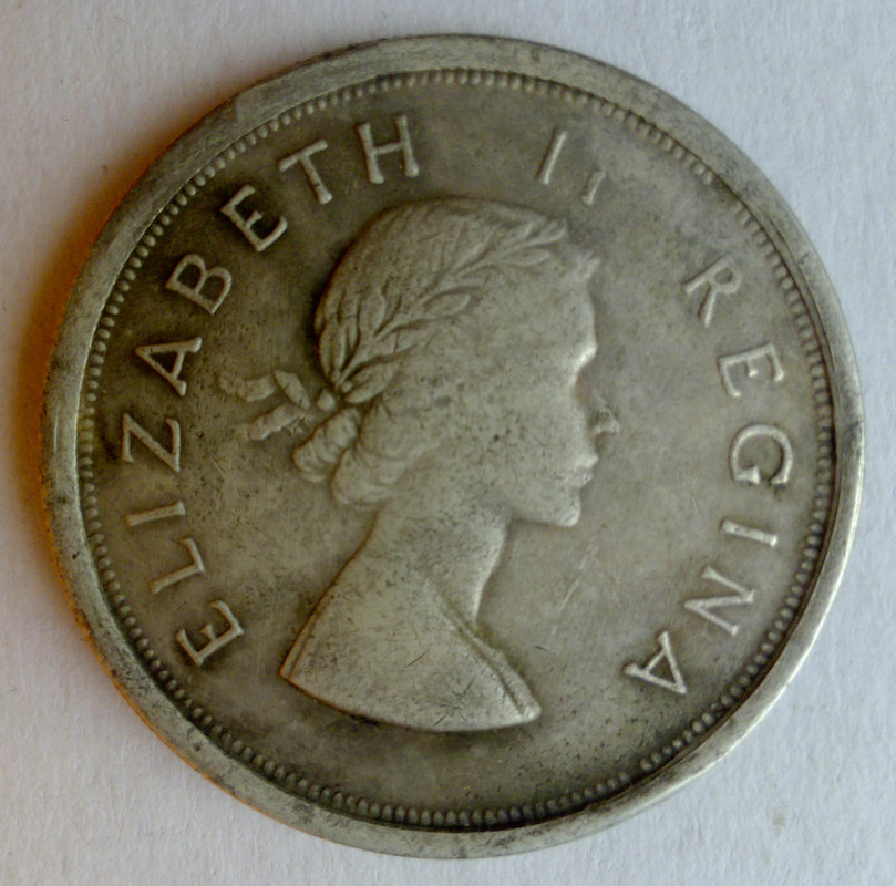 1958 5 шилингов Южная Африка 1 2