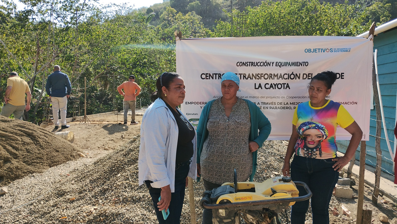 Inicio de construcción de Procesadora de Café en la Cayota