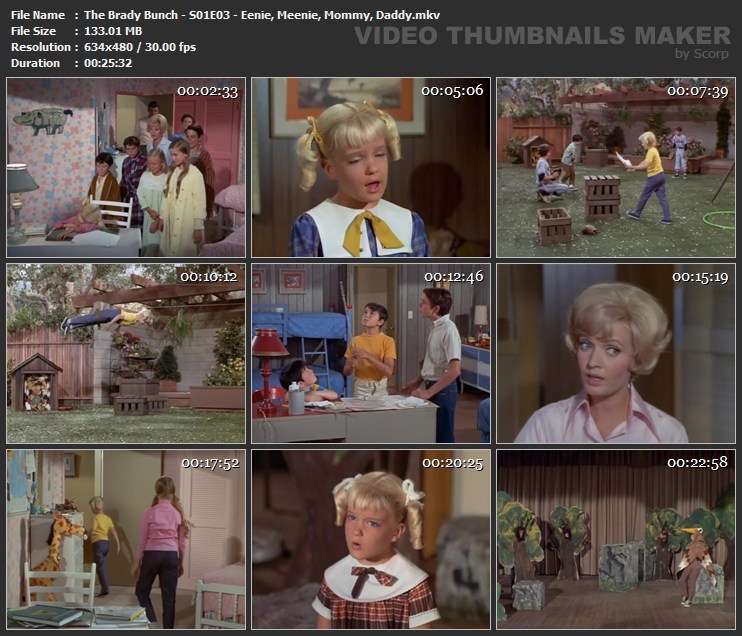 The Brady Bunch - S01E03 - Eenie, Meenie, Mommy, Daddy.mkv