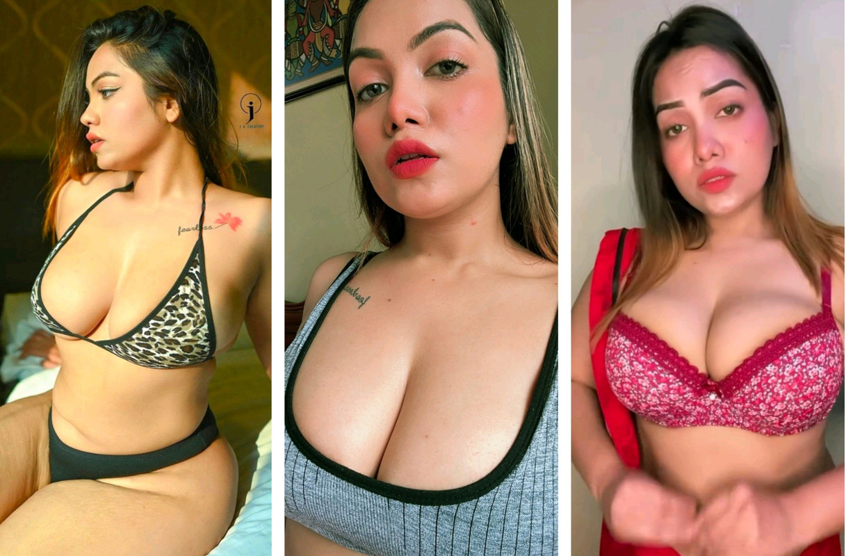 Famous Instagram Model Showing Teasing Boobs Videos
