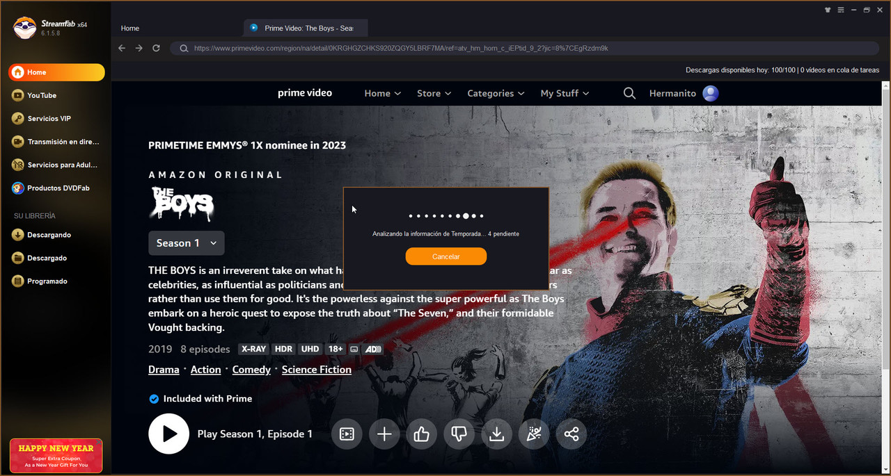 DVDFab StreamFab v6.1.5.8 [Portable][Español][Descarga videos de Prime Video, Netflix, Disney+ y ... 05-01-2024-13-58-12