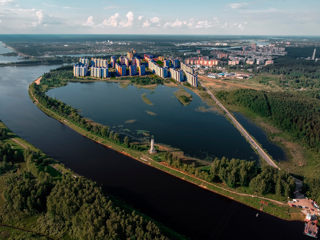 визуализация проекта застройки Лебяжьего озера