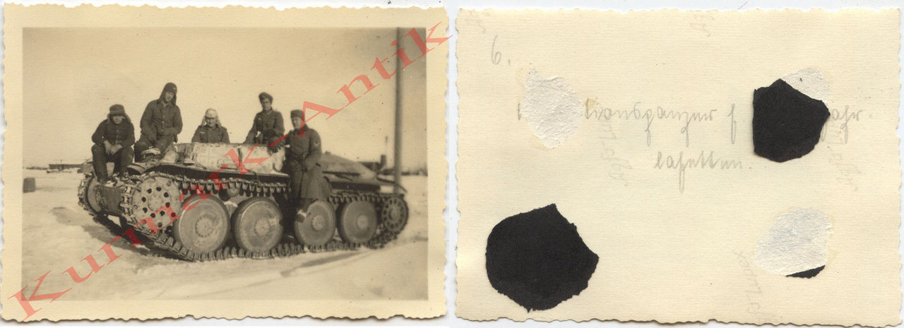 Foto Wehrmacht Russland Panzer Jäger PAK Marder 