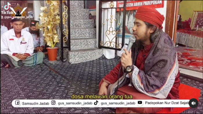 Foto saat Gus Samsudin berdakwah