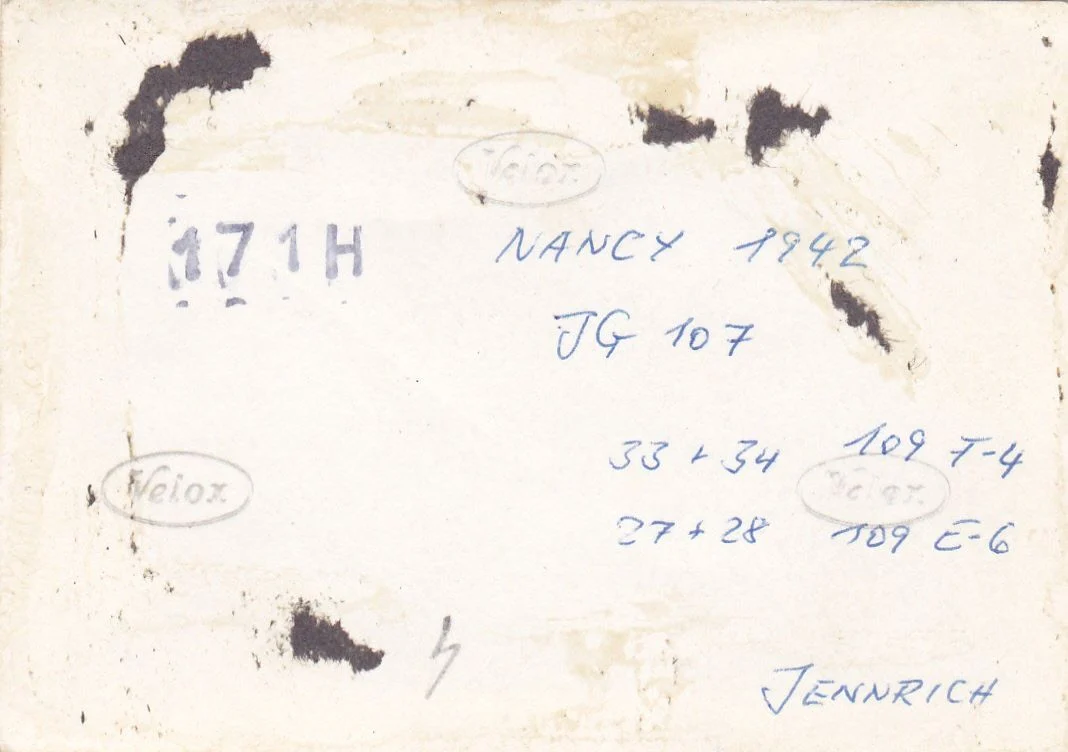 JG. 107 in France Nancy-Essay. Me109F-4 und Me109E-6 1942 (1)