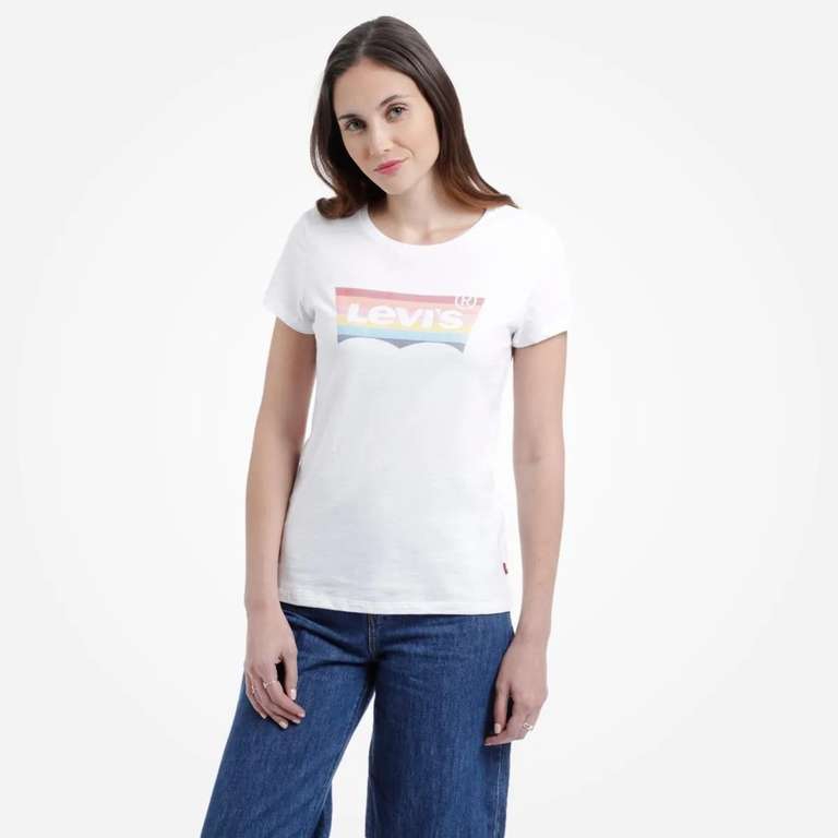 Mercado Libre: Playera Mujer Levi's Slim Logo T-shirt 
