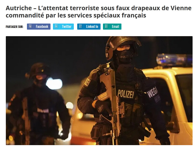 FALSE FLAG en Autriche Attaque Terror:istes ORCHESTRÉ par les SERVICES spéciaaux FRANÇAIS !?????? 2