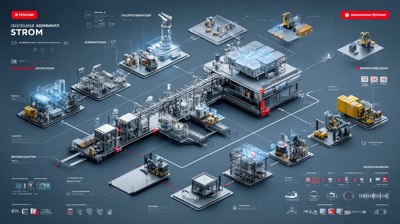 Схема методологии подбора складского оборудования для российского предприятия