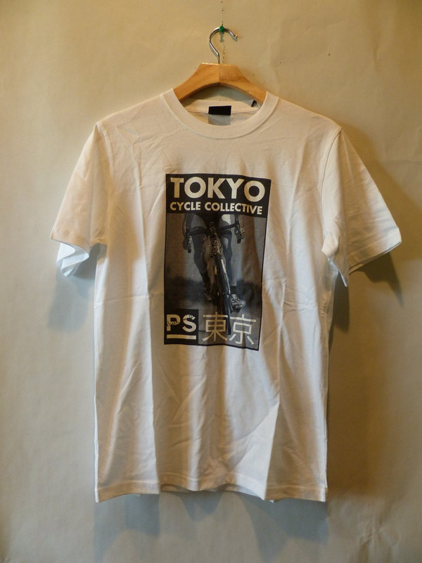 PAUL SMITH M2R-011R-EP2190 MENS REGULAR FIT TOKYO CYCLE COLLECTIVE T SHIRT SZ S