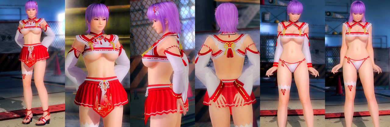 Ayane DOAXVV Red Plum Shrine Visit