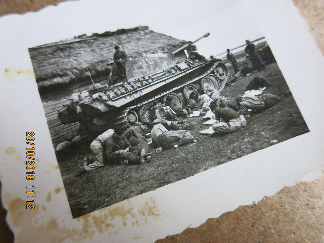 Wehrmacht Panzer V Panther  Orden Rußland 1944