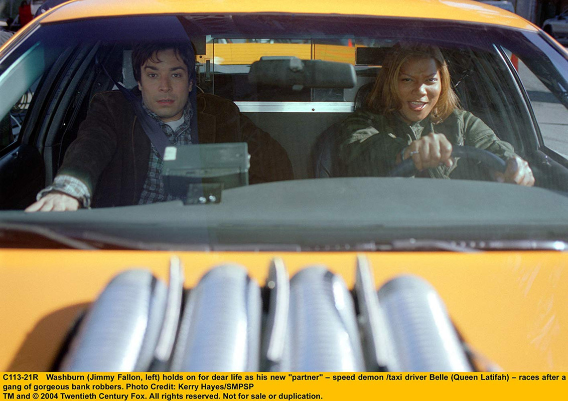 Queen Latifah dan Jimmy Fallon in Taxi (2004)