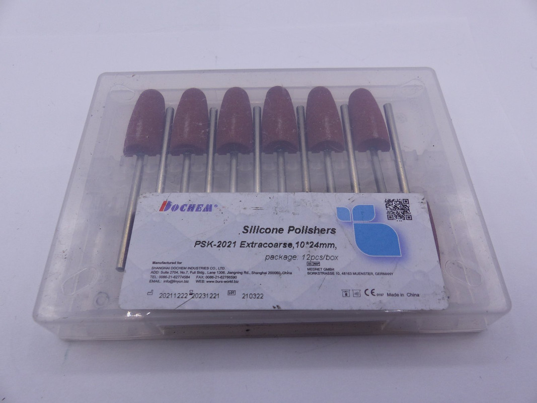 DOCHEM PSK2021 SILICONE POLISHERS EXTRACOARSE 10*24MM 12pack