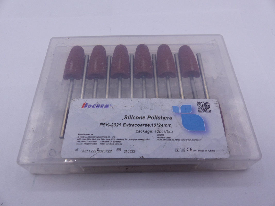 DOCHEM PSK2021 SILICONE POLISHERS EXTRACOARSE 10*24MM 12pack DOCHEM PSK2021 SILICONE POLISHERS EXTRACOARSE 10*24MM 12pack