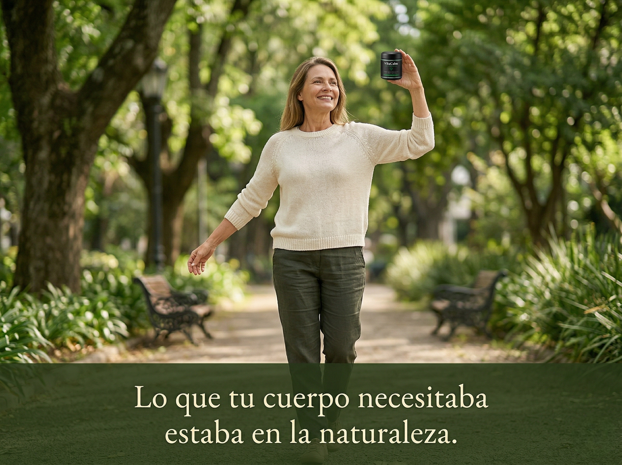 Persona activa y sin dolor &middot; VitaCalm