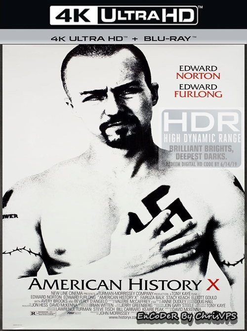 Więzień nienawiści / American History X (1998) MULTI.HDR.2160p.BDRemux.TrueHD.AC3-ChrisVPS / LEKTOR i NAPISY