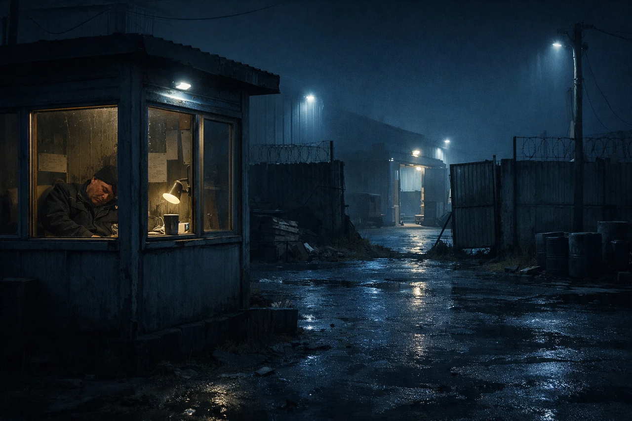 Спящий охранник и разбитый склад: как оценить реальную эффективность постовой охраны до инцидента