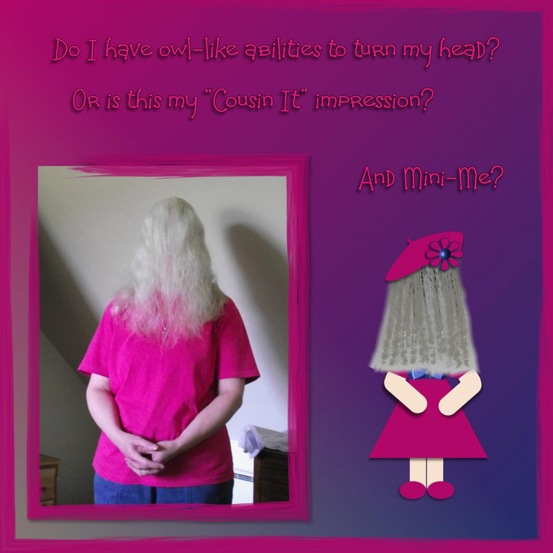 Cousin It Impression
