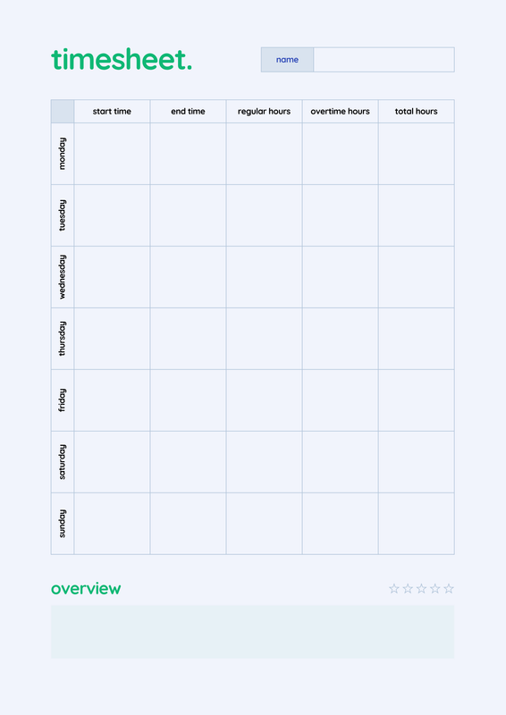 Timesheet Processing Example
