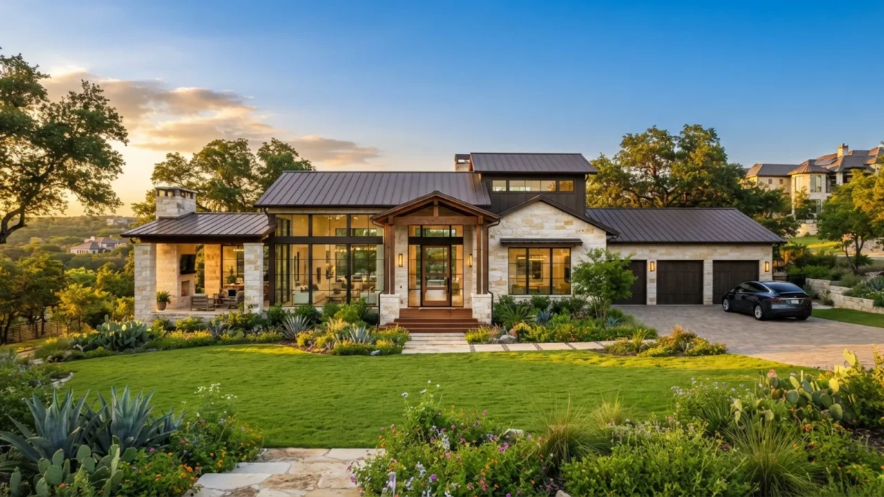 San Antonio neighborhood homes metal roofing residential Texas