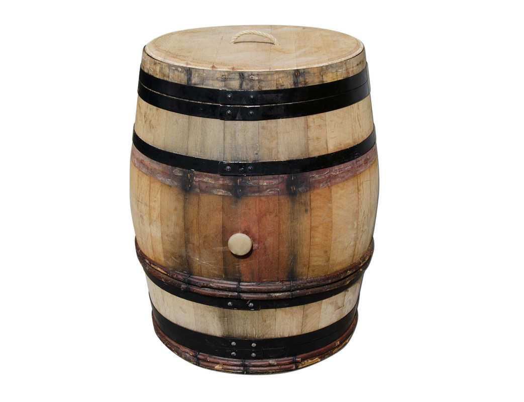 Holzfass Fass Original Barrique Eichenfass Altes Weinfass