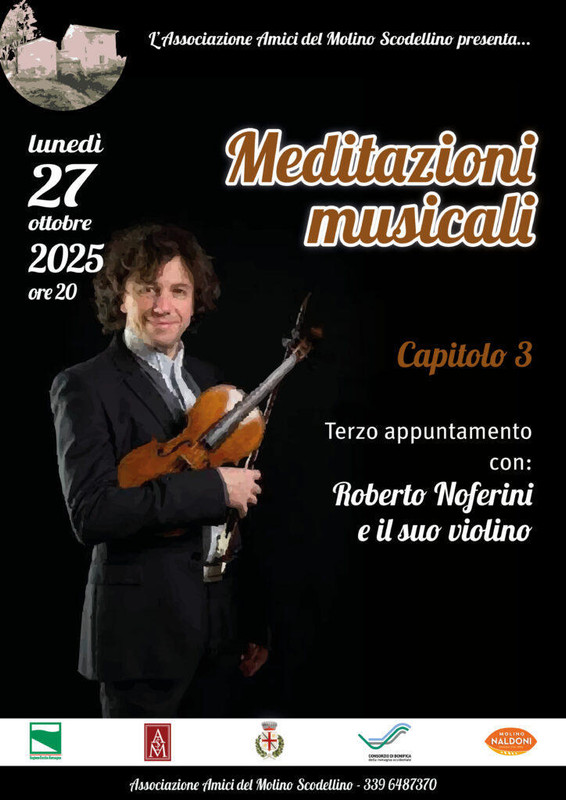 Lunedì 27 ottobre al Mulino Scodellino Meditazioni musicali – Capitolo 3