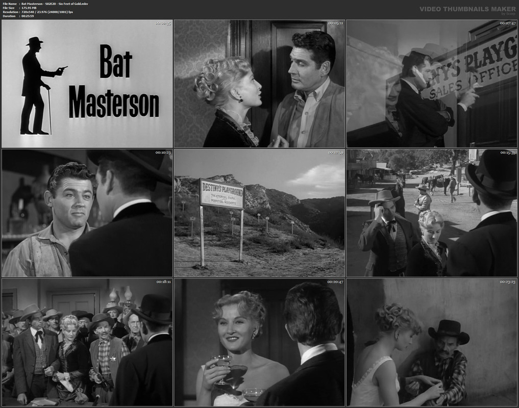 Bat Masterson - S02E20 - Six Feet of Gold.mkv