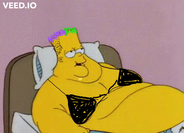 bart-simpson-fat-ass.gif