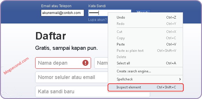 Cara Menampilkan Kata Sandi yang Disensor pada Kolom