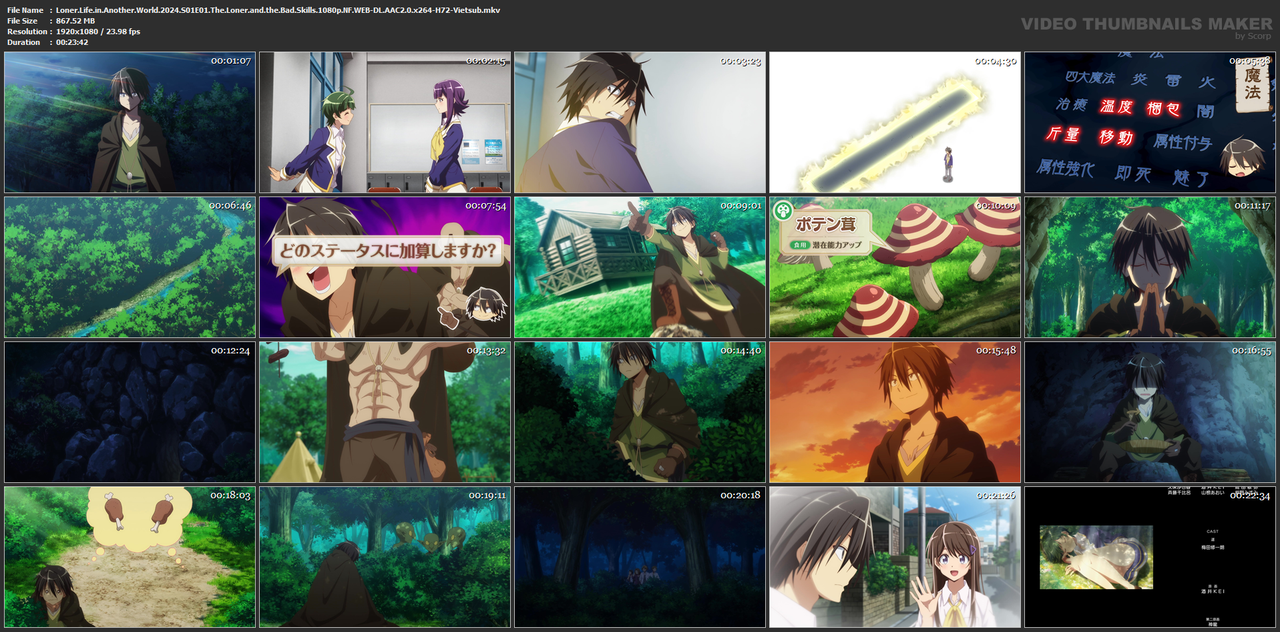 Loner.Life.in.Another.World.2024.S01E01.The.Loner.and.the.Bad.Skills.1080p.NF.WEB-DL.AAC2.0.x264-H72