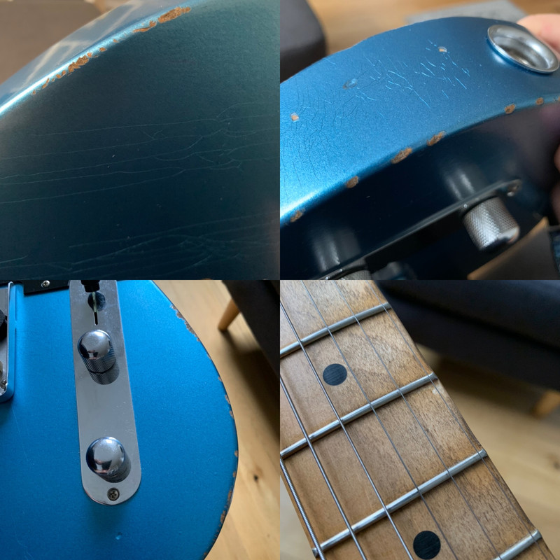 NGD Fender Vintera Road Worn Tele Lake Placid Blue Page 2