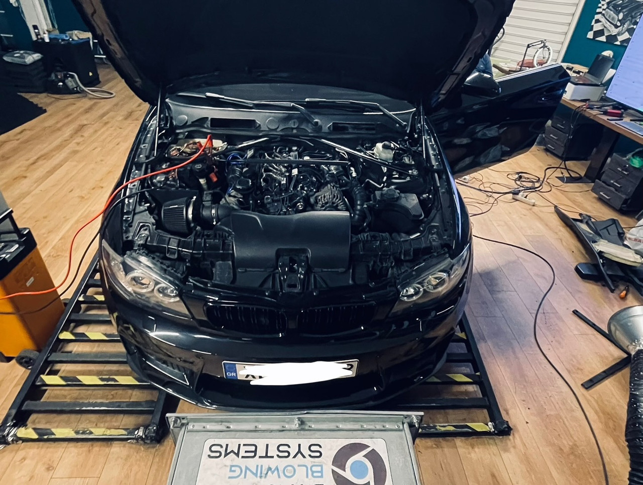 BMW 123d dyno session at DMS