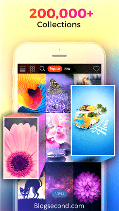 Gambaran dari Aplikasi Wallpaper Kappboom di Android