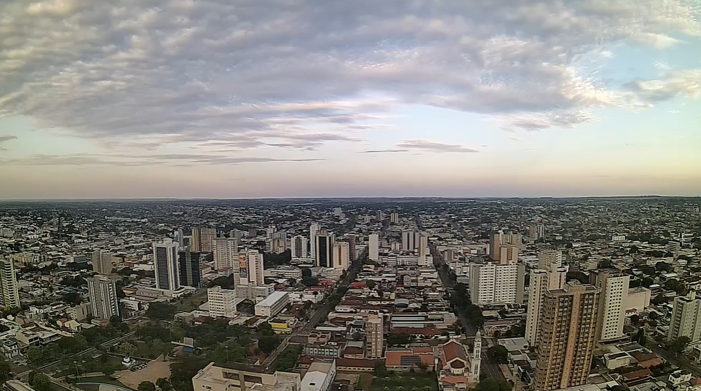 Campo Grande nesta manhã de quinta-feira