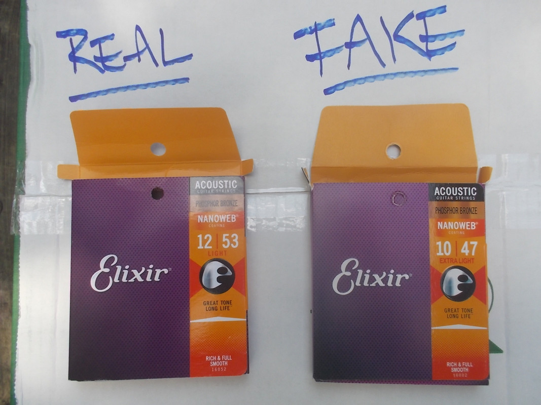Just wanted to alert you guys about counterfeit Elixir strings | The Gear  Page