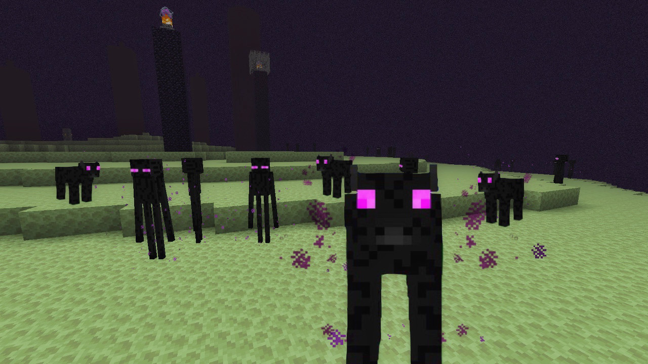 Ender Cow | [Biome Swap] Minecraft Mob Skin