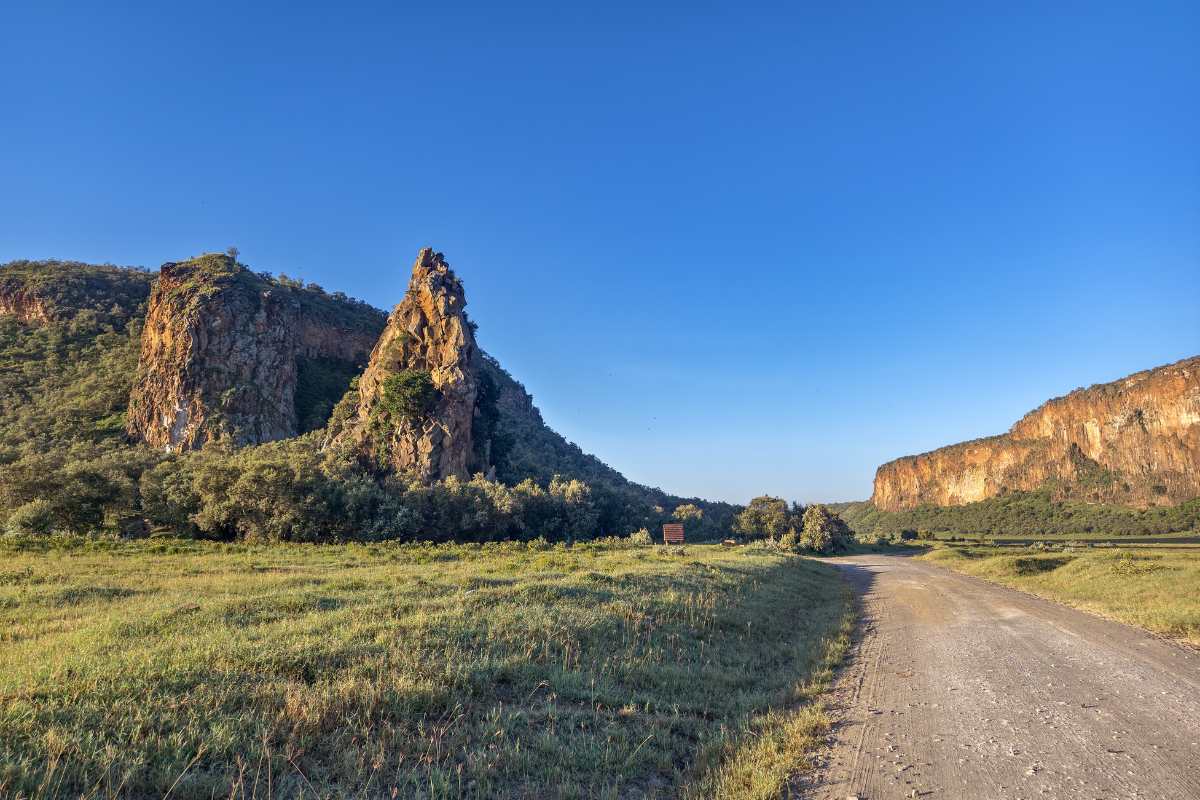 Hell's Gate National Park scenery in Kenya