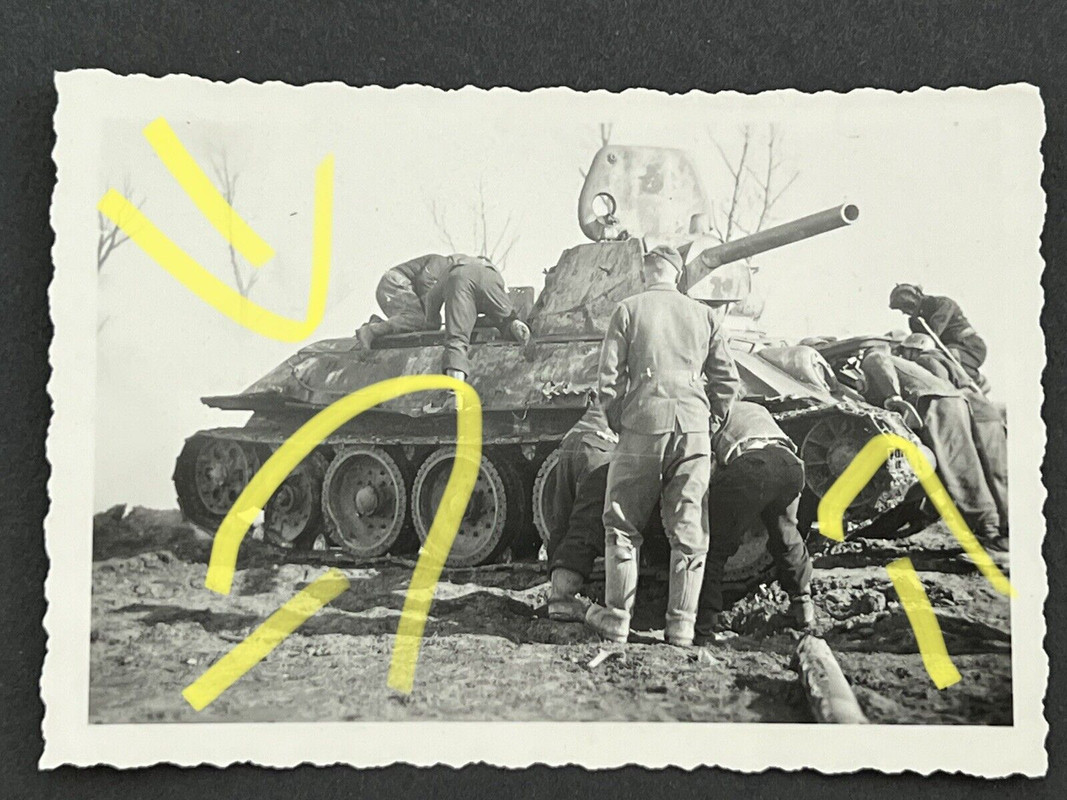 Deutsches Foto 2Wk Panzer Russland