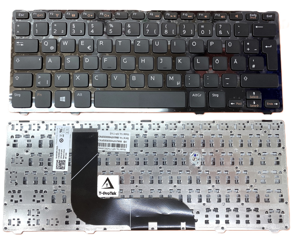 DEUTSCHE Tastatur Für Dell Inspiron 14z-5423, 14Z-3360 - T-ProTek