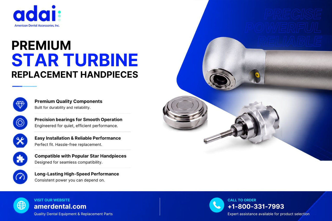 Upgrade Your Dental Equipment With Precision Star Turbine Replacement Handpiece