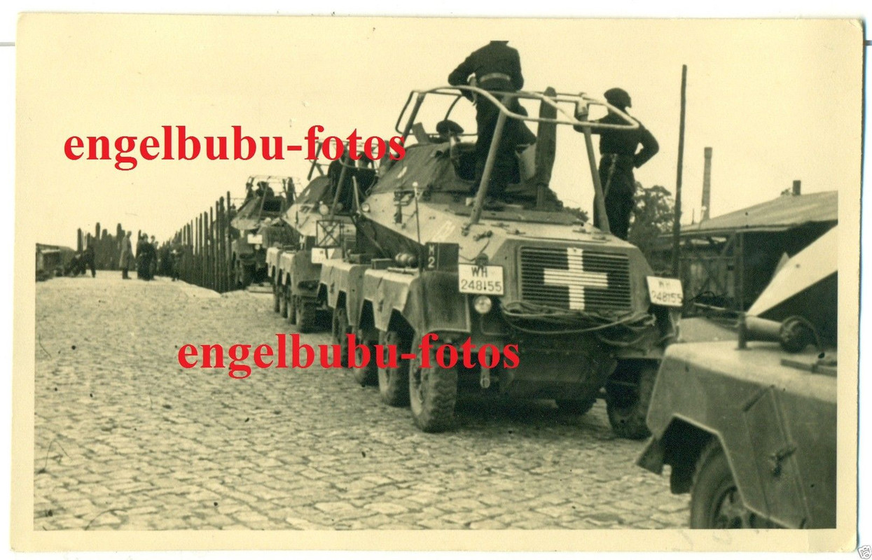 PANZER-REGIMENT - PANZER-SPÄHWAGEN - KOLONNE - P