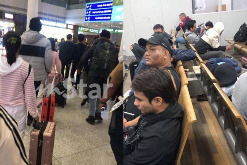 Azam dan temannya dikawal ke ruang karantina kedua 