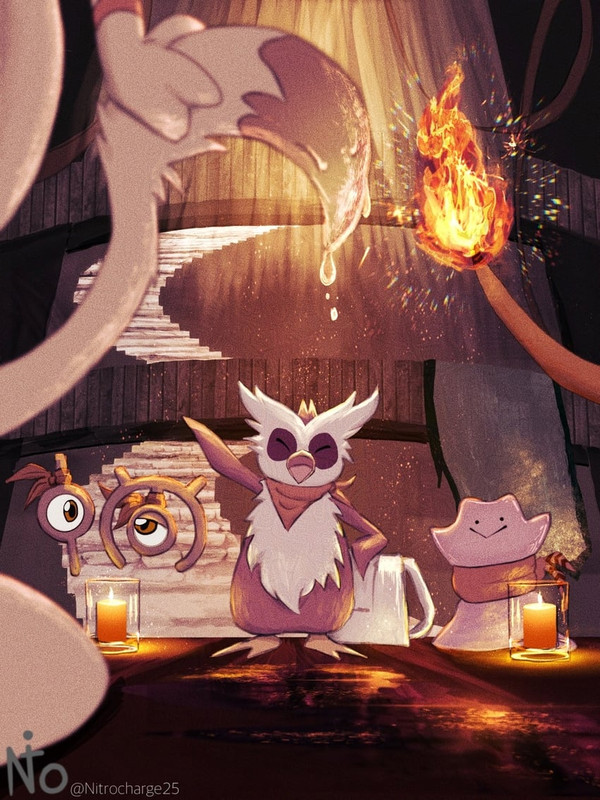 charmander-ditto-unown-delibird-smeargle